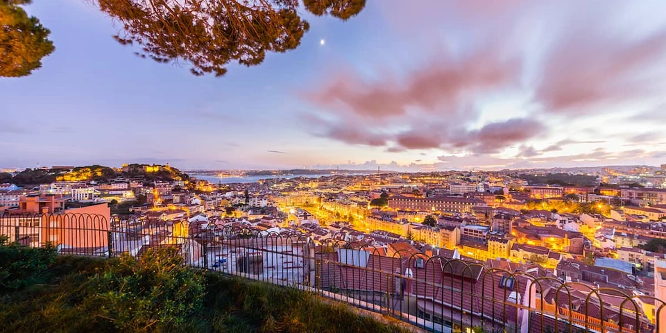 Lisboa ao pÃ´r do sol â Portugal