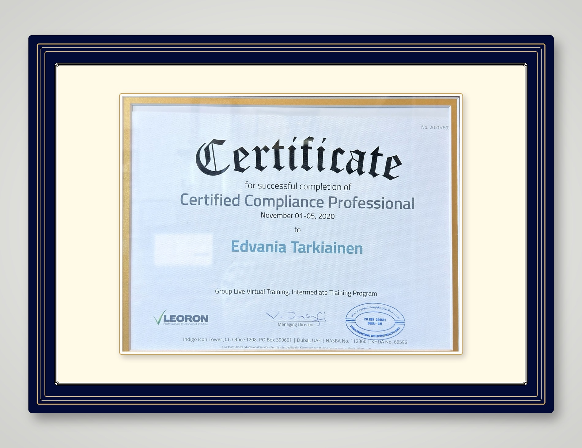 Certified Compliance Professional