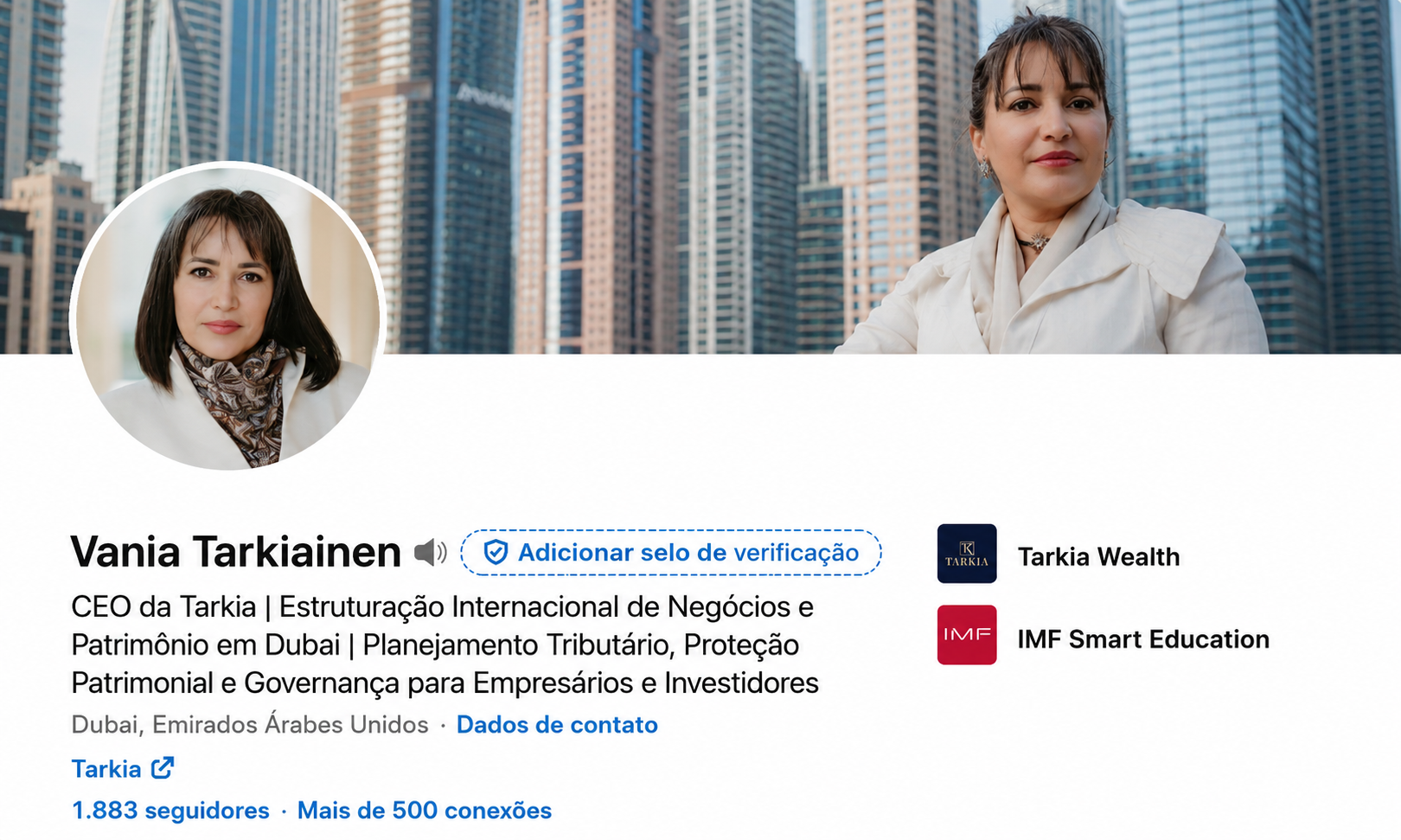LinkedIn — Vania Tarkiainen
