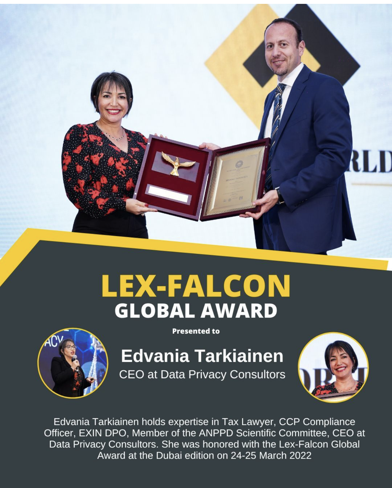 Lex Falcon Award - Vania Tarkiainen